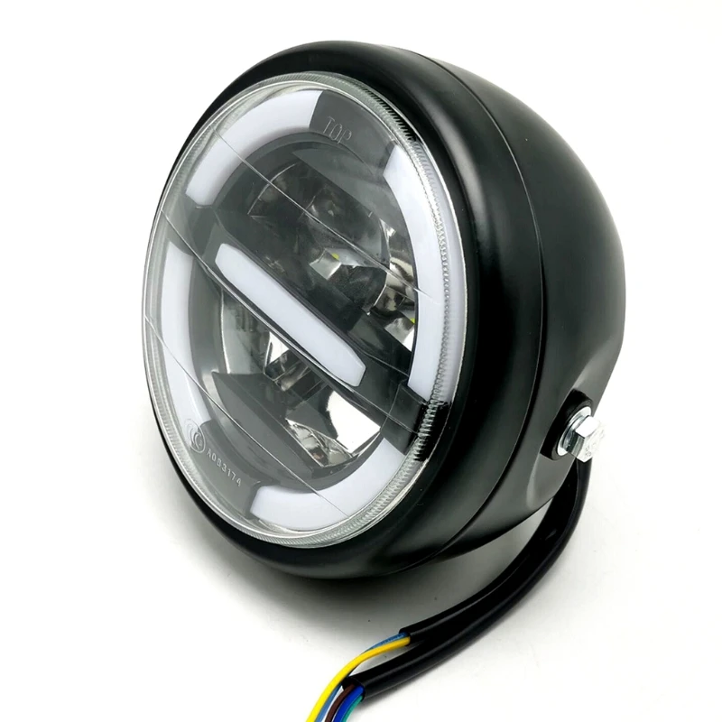 Винтажная мотоциклетная светодиодная фара Cafe Racer налобный фонарь мотоциклетный