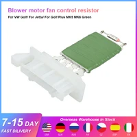 heater blower motor fan control resister blower motor fan resistor for vw golffor jetta for golf plus mk5 mk6 green resistance