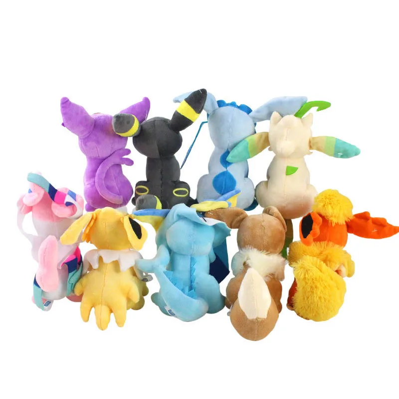 TAKARA TOM 22 см плюшевые куклы POKEMON Kawaii Glaceon Umbreon Leafeon Jolteon Espeon Flareon Evee Sylveon