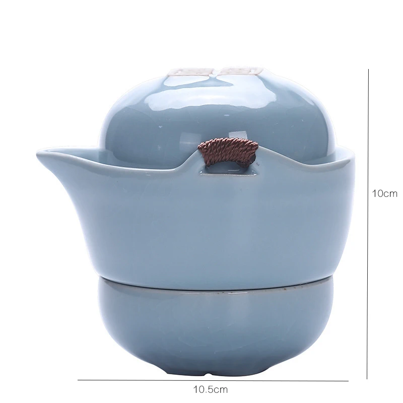 Китайский чайный набор кунг-фу керамический портативный Gaiwan чайные чашки для
