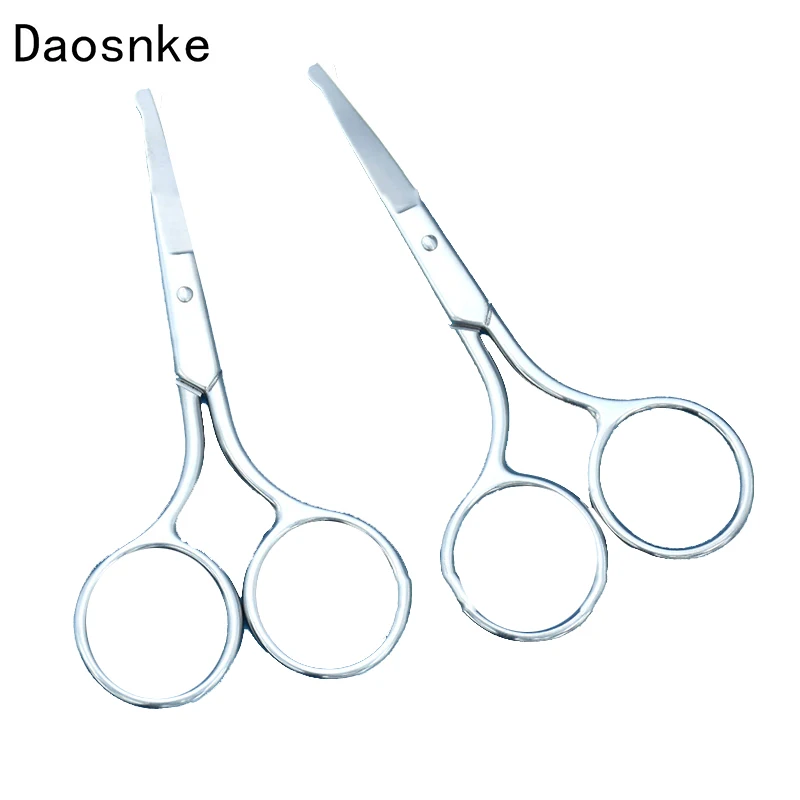 Машинка для стрижки волос на носу из нержавеющей стали бровей с круглой головкой