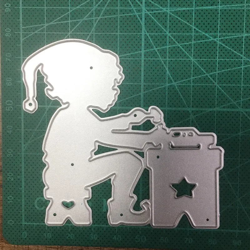 Рождественские эльфы Ангел металлические режущие штампы для 2020 новые трафареты