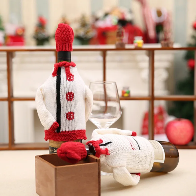 Домашний шикарный вязаный Рождественский свитер красная фотография