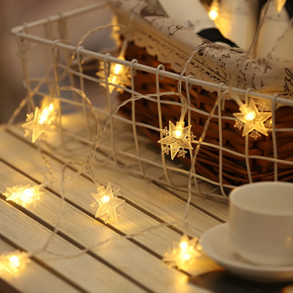 Гирлянда с 10 звездами и луной 1 5 м светодиодов | Освещение