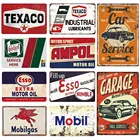 Винтажные оловянные знаки с газовым мотором, ВИНТАЖНЫЙ ПЛАКАТ в ретро-стиле для гаража, мужской пещеры, бара, паба, клуба, Настенный декор, металлическая пластина