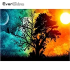 EverShine 5D алмазная вышивка пейзаж, вышивка крестиком, алмазная живопись, полный квадрат, дрель, сезон, ручная работа, подарок, деревья, мозаика, наборы