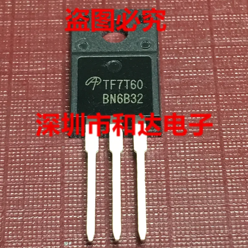 

5 шт. TF7T60 AOTF7T60 TO-220F 600V