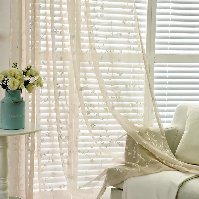 Кружевная ткань для спальни роскошные занавески гостиной | Дом и сад