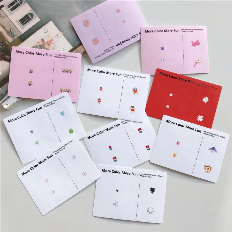 Kawaii Милая защита для кожи наклейка s для Airpods защита от пыли наклейка внутренняя Обложка Наклейка s пленка для Apple Air Pods 2 1