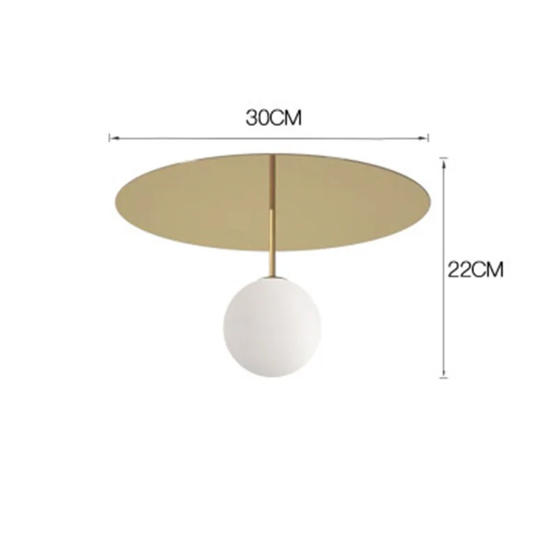 

Modern Glass Ball Ceiling Light Nordic Gold Hanging Luminaire Plafonnier Design Lamp Deckenleuchte Lampara Deco Sufitowa Lampy