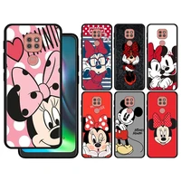 Mickey Minnie Mouse Phone Case For Motorola Moto G30 Play Plus One Fusion Plus Power Lite E6s Protective Back Cover