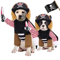 legendog pirate pet clothes halloween christmas cosplay funny apparel for dog cat pet creative halloween pet decor pets costumes