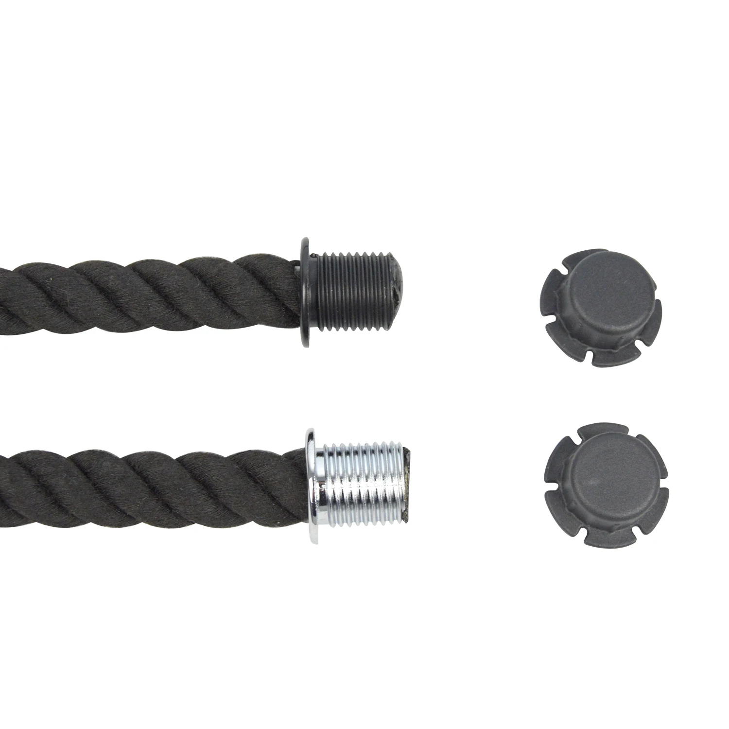 Новинка 1 пара длинная короткая черная ручка из натуральной пеньковой веревки