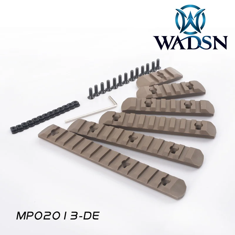 5 шт. WADSN тактический страйкбол KeyMod и M LOK полимерная направляющая набор (6 шт.)