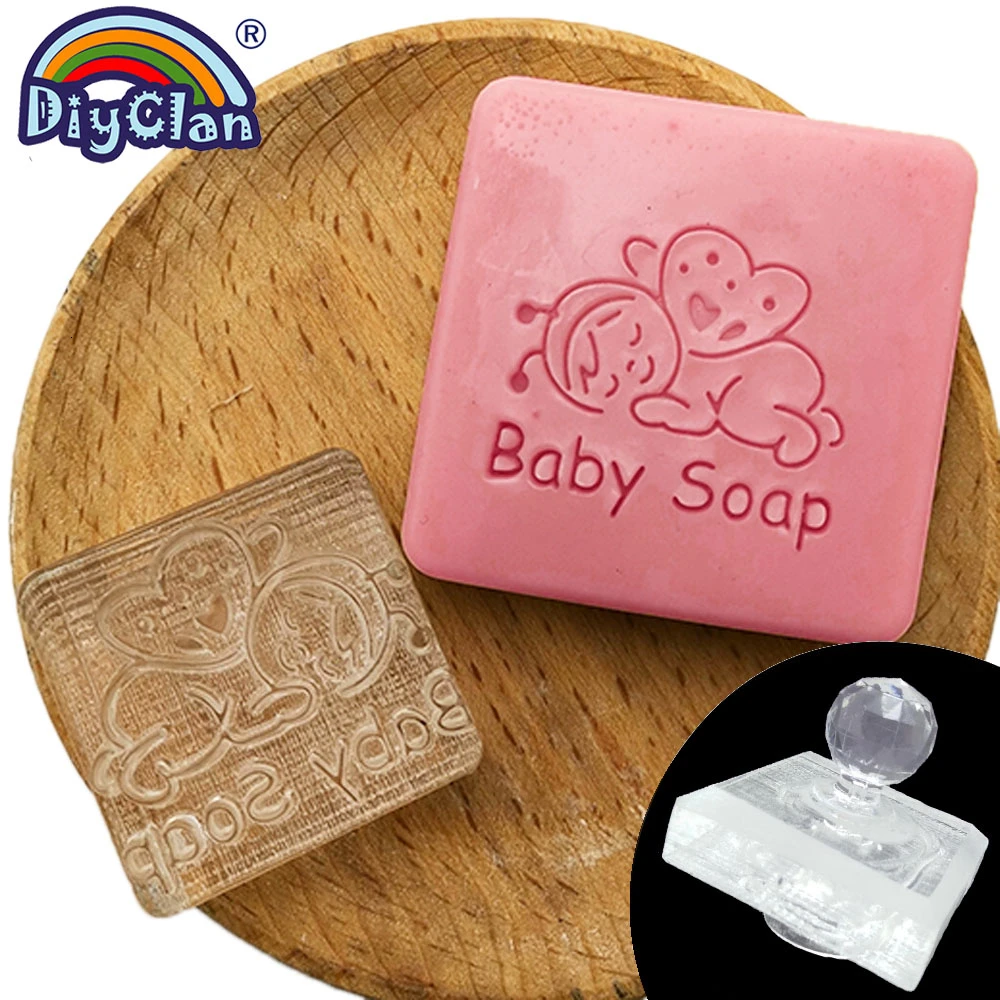 Детский штамп для мыла сделай сам узор в виде бабочки малышей печать из