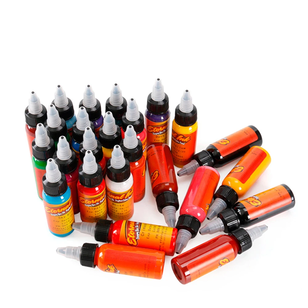 

Tattoo Ink Set 50 Complete Colors Pigment Kit 1 oz (30ml) Tattoo Supply for Tattoo Kit