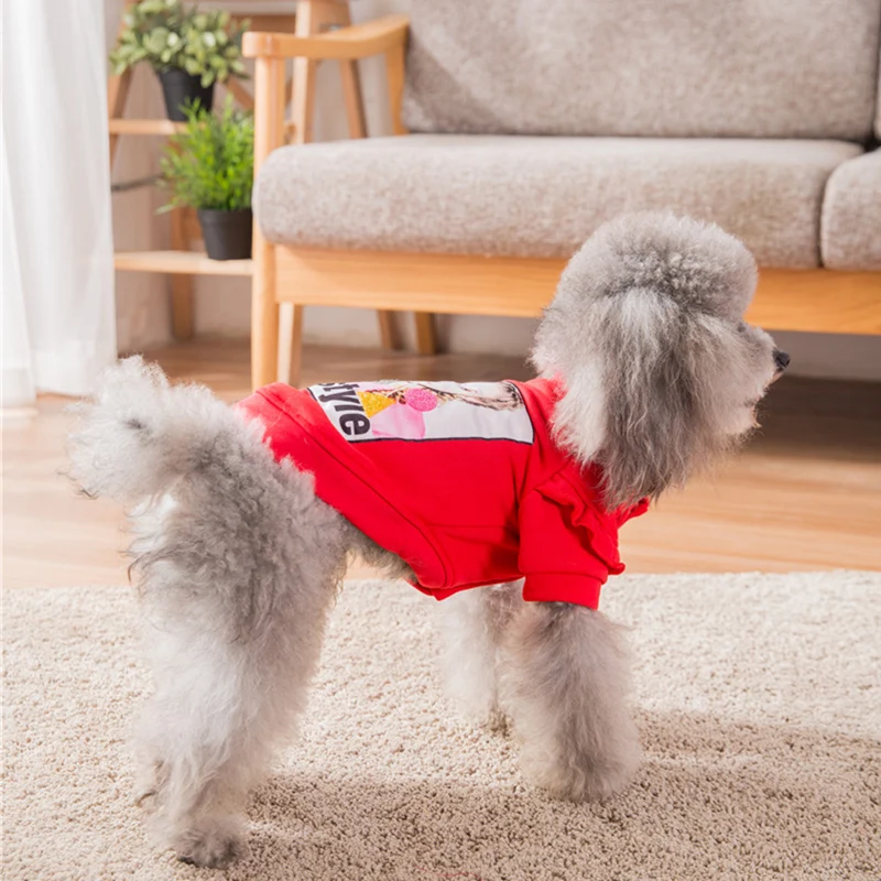 Hipidog Бесплатная доставка Одежда для маленьких щенков зимняя кофта с капюшоном