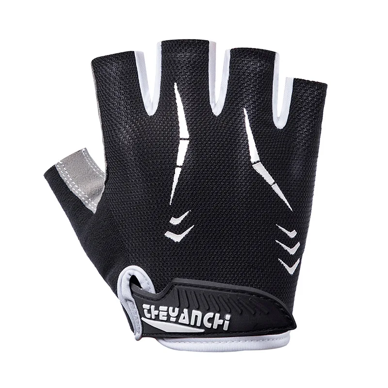 

Cycling gloves men and women thickened silicone shock absorber sports fitness cycling half-finger gloves
