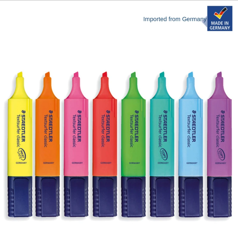 

Germany Staedtler 364 Classic Learning Office Marker Fluorescent 8 Color Highlight Pen