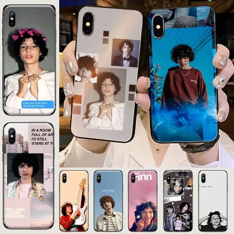 

Finn Wolfhard Phone Case for iPhone 11 12 mini pro XS MAX 8 7 6 6S Plus X 5S SE 2020 XR