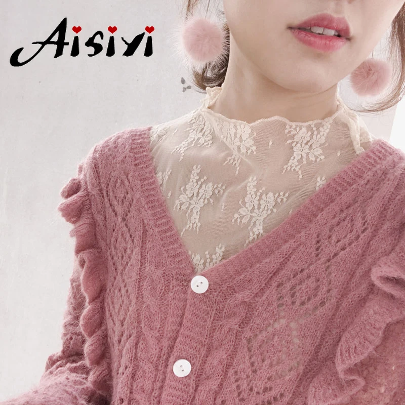 Осенние винтажные женские блузки топы приталенная рубашка с длинным рукавом