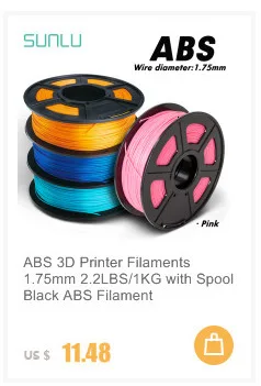 Производитель 3D нити ABS нити 1,75 многоцветные 1 кг пластиковые катушки 3D Принтер Нити impressora 3D нити
