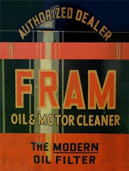 

Metal Tin Sign Fram Oil Motor Cleaner Pub Home Vintage Retro Poster Cafe ART