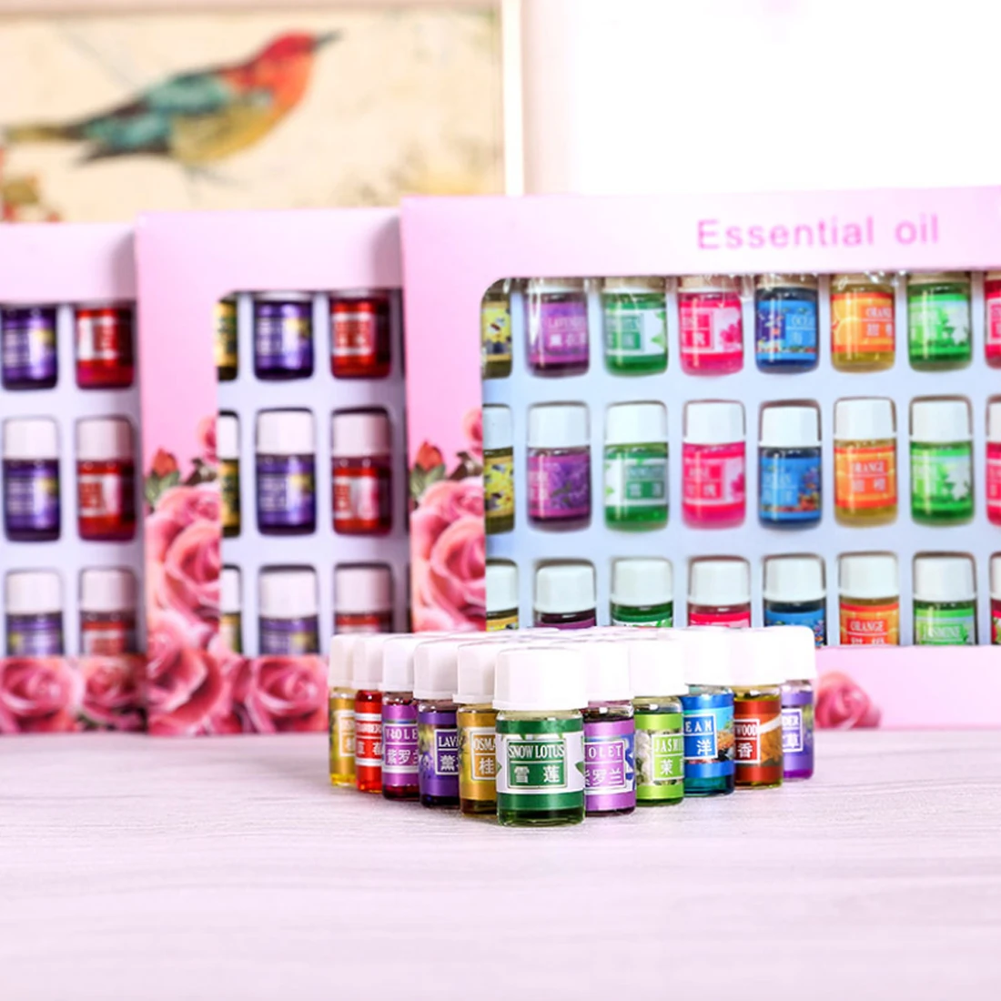 

36pc aroma Essential Oils For Aromatherapy Diffusers Air Humidifier help Sleep Natural plant Essential Oils For Air Purifier Spa