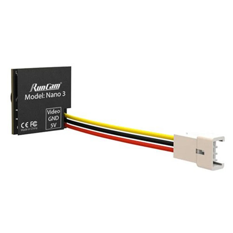 RunCam Nano 3 1/3 '𧠀TVL 1 1g ульсветильник FOV 160 градусов широкоугольная NTSC CMOS FPV камера
