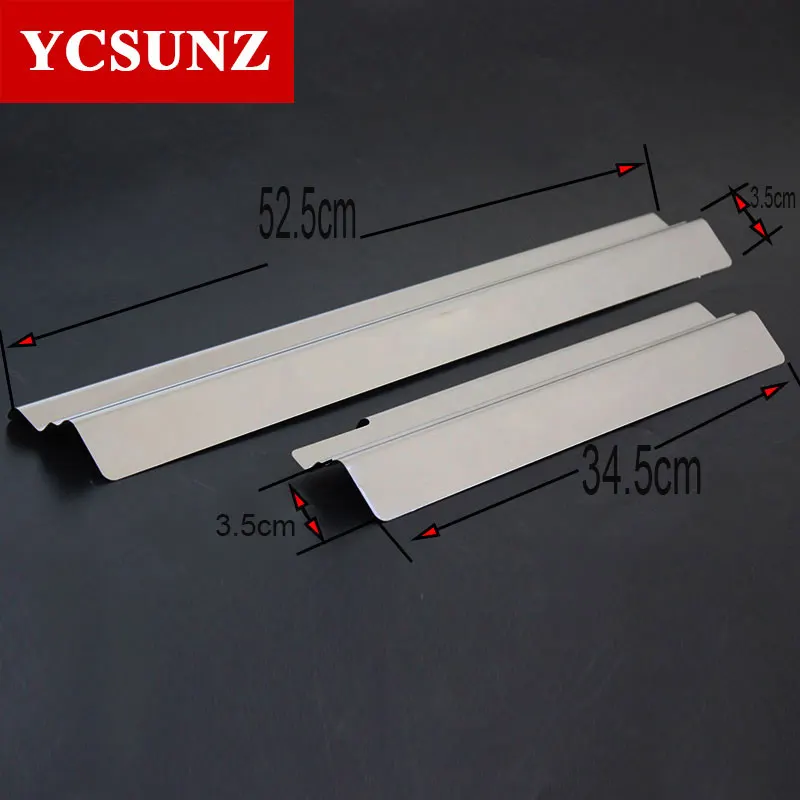 Пороговые полосы 100% стальные двери декоративные пороги для автомобильного