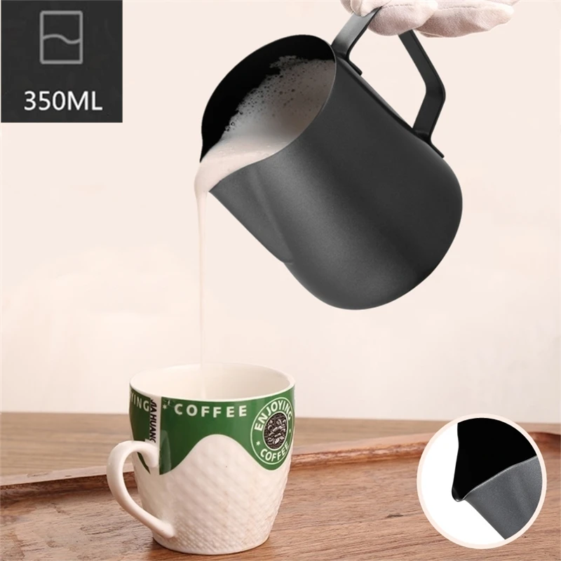 

NonStick Coating Stainless Steel Milk Frothing Pitcher Espresso Coffee Barista Craft Latte Cappuccino Cream Frothing Jug Pitcher