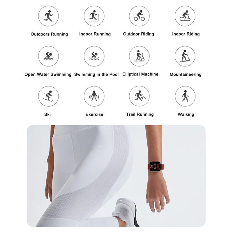 Оригинальные Смарт часы Amazfit GTS AMOLED спортивные для бега браслет с пульсом 5 АТМ GPS