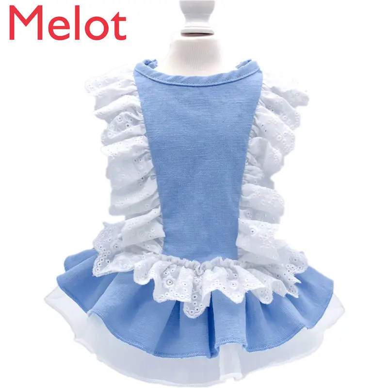 

High-End Luxury Modern Spring and Summer Pet Dog Clothes Teddy Cat Clothing Princess Skirt