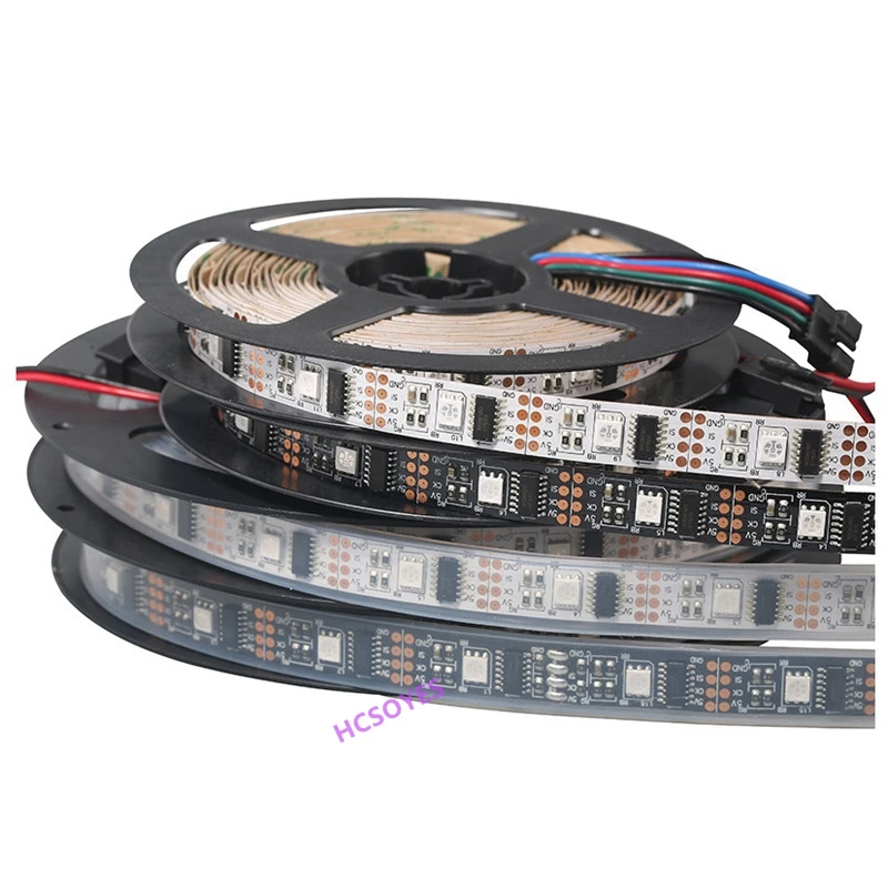 5 в постоянного тока м ws2801 внешняя 2801 ИС индивидуально Адресуемая 5050 smd Rgb лента 32