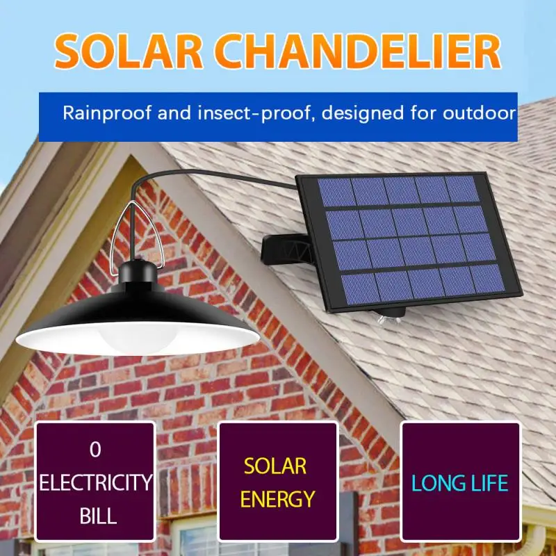 Светодиодный ная уличная садовая лампа на солнечной батарее домашний