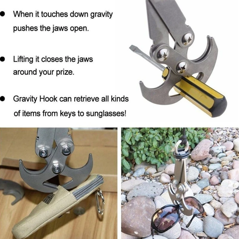 XSXS мульти инструменты из нержавеющей стали для выживания складной крюк захвата