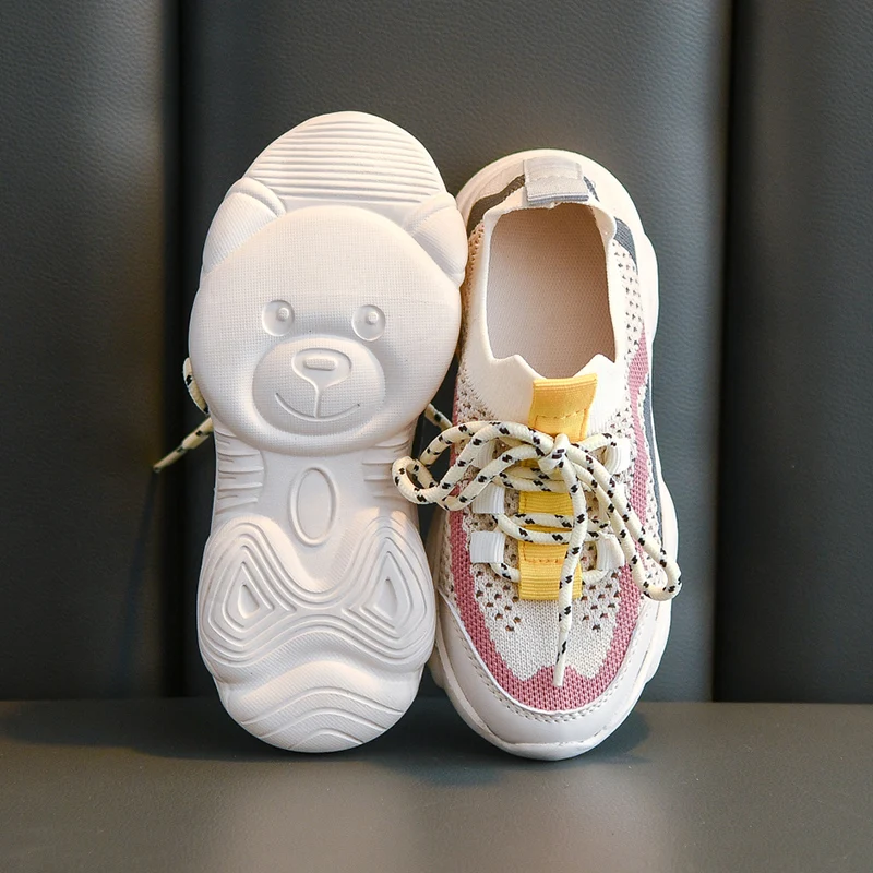 Wujie2020 новая детская повседневная обувь модный спортивный набор для ног полиэстер