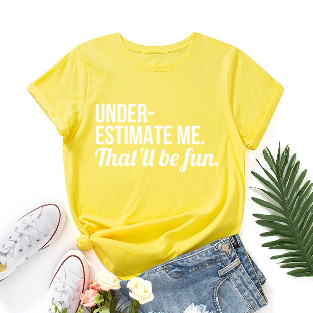 

Women's creative letter printing round neck short sleeve T-shirt women's jy0173