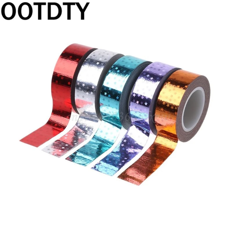 Художественное гимнастическое украшение голографическая Блестящая лента