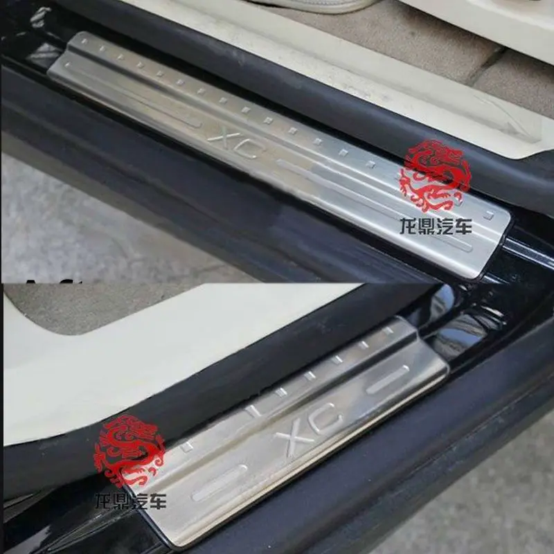 Накладка на порог двери для VOLVO XC60 XC 60 2009 2010 2011 2012 2013|door sill|scuff platedoor sill scuff plate |