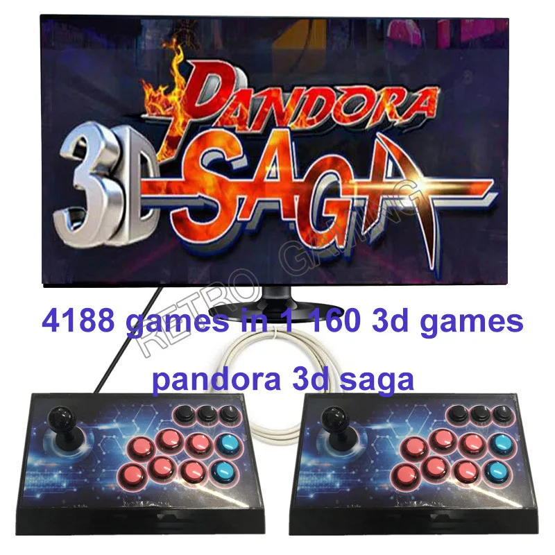 

Скидка 30% на аркады разделенные 4188 игр в 1 160 3d игр Pandora 3D SAGA Джойстик контроллер сохранение поиска функция добавления игр