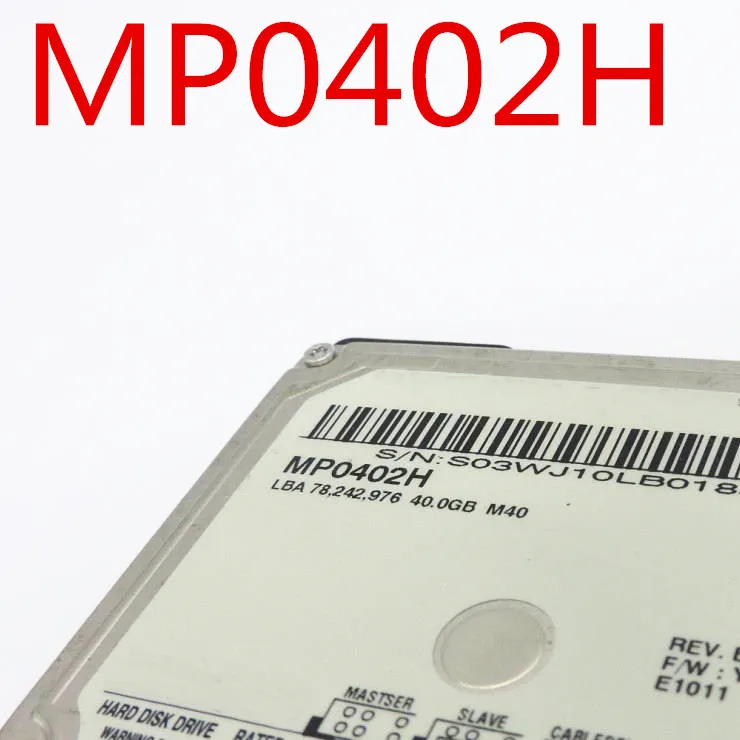 100% новый 1 год гарантии 40 г 2 5 дюймов IDE MP0402H 5400PRM 8 м нужно больше углов фотографий