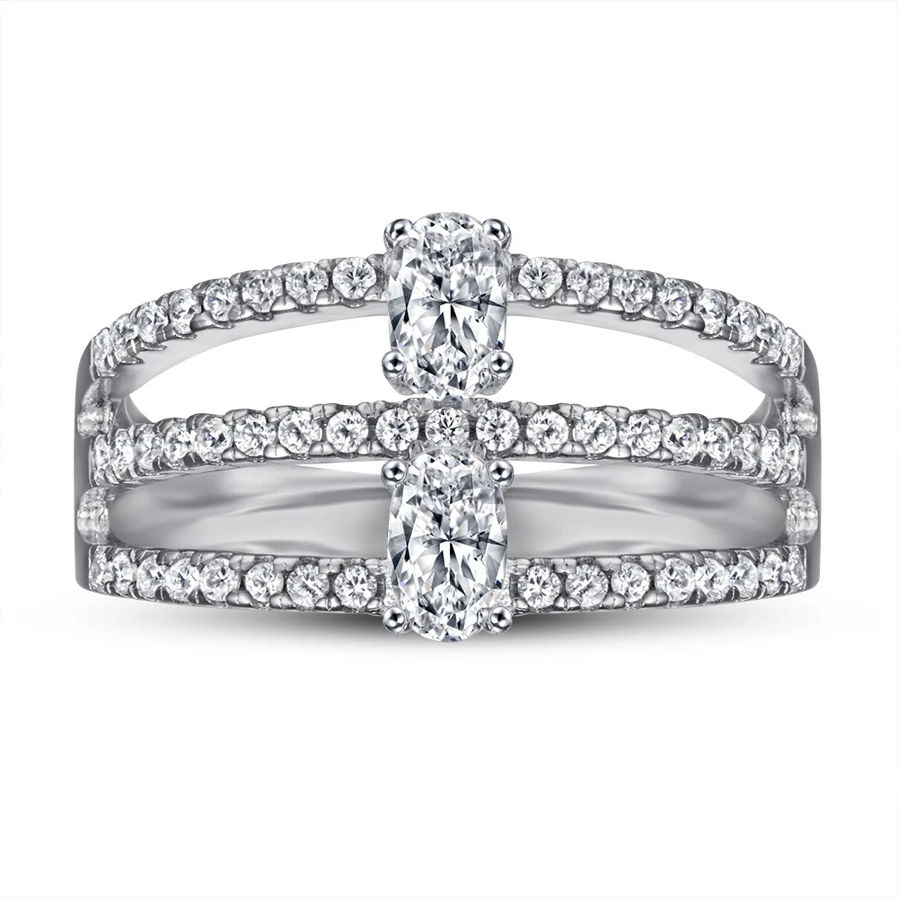 

Роскошные женские кольцо 925 серебряное кольцо Роскошные Стразы и обручальные кольца, циркониевые свадебные кольца ювелирные изделия Аксес...