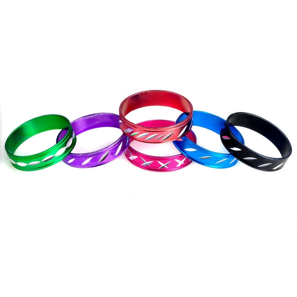 

NEW 2021 5Pcs Wholesale Lots Bulk Mixed Coloured Style Aluminum Rings Multi Finger Rings Band Jewellery