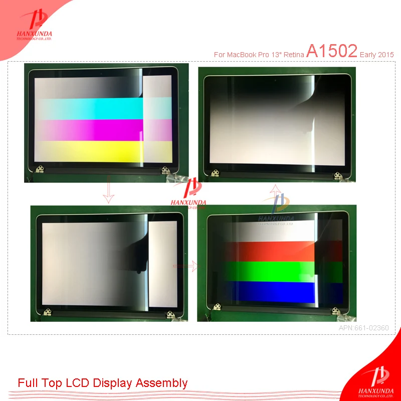 Оригинальный Новый ранний 2015 A1502 Полный ЖК дисплей в сборе для Macbook Pro Retina 13 экран