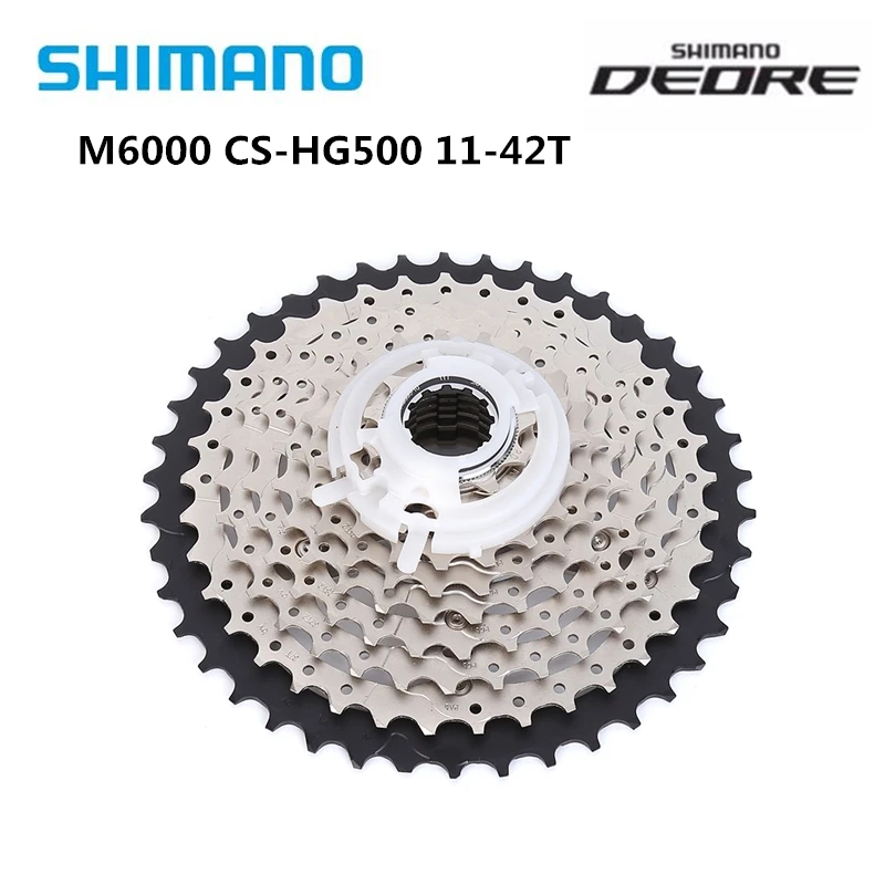 Новинка SHIMANO DEORE M6000 HG500-10 кассета 10S 10 скоростей MTB велосипед freewheel Deore 11-42T