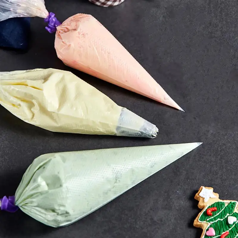 100 шт. прозрачный одноразовый кондитерский мешок для глазирования помадки торта