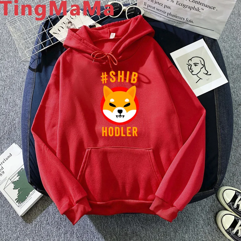 

Shiba Inu Shib Dogecoin hoodies female hip hop Ulzzang harajuku graphic women hoddies harajuku hip hop