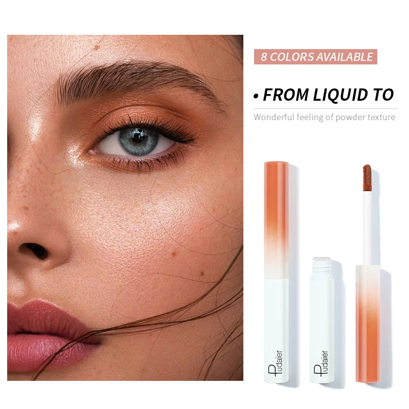 8 Colors Matte Liquid Eyeshadow Stick Waterproof Lasting Metallic Easy To Makeup Professional Eye Dark Brown |