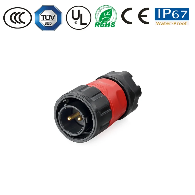 2-контактный штекер и гнездо YM20 круговой авиационный проводной панельный разъем